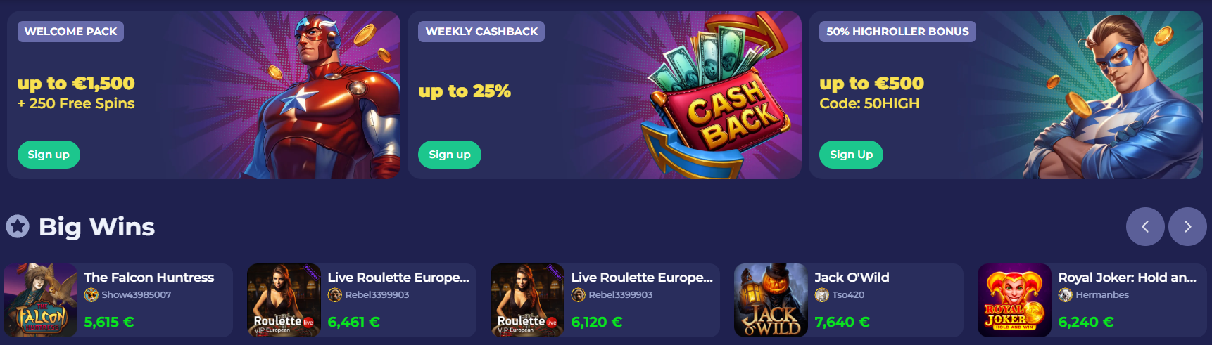 Bruno Casino Login